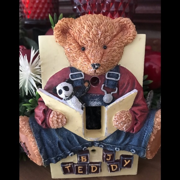 Rare Vintage 1970’s Teddy Bear Light Switch Cover - Picture 4 of 7